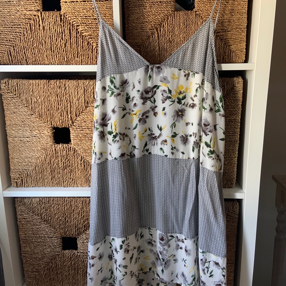 Patterned mini dress